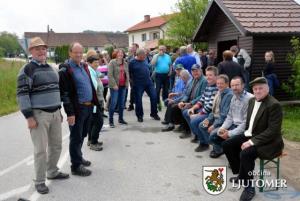 Košnja z ročno koso v Vogričevcih 2